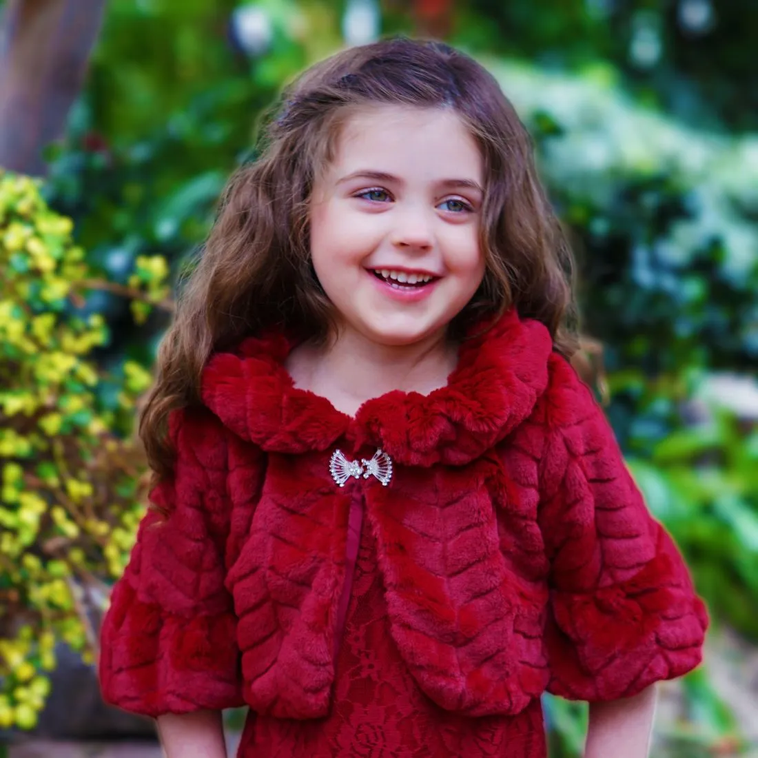 Amora Shrug - Red