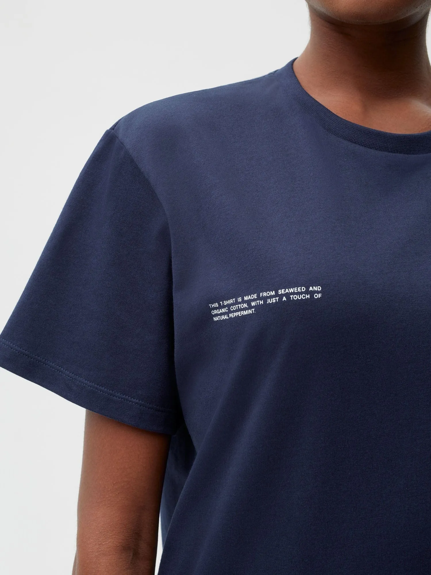 Archive Cotton T-shirt with C-FIBER™ Core—navy blue