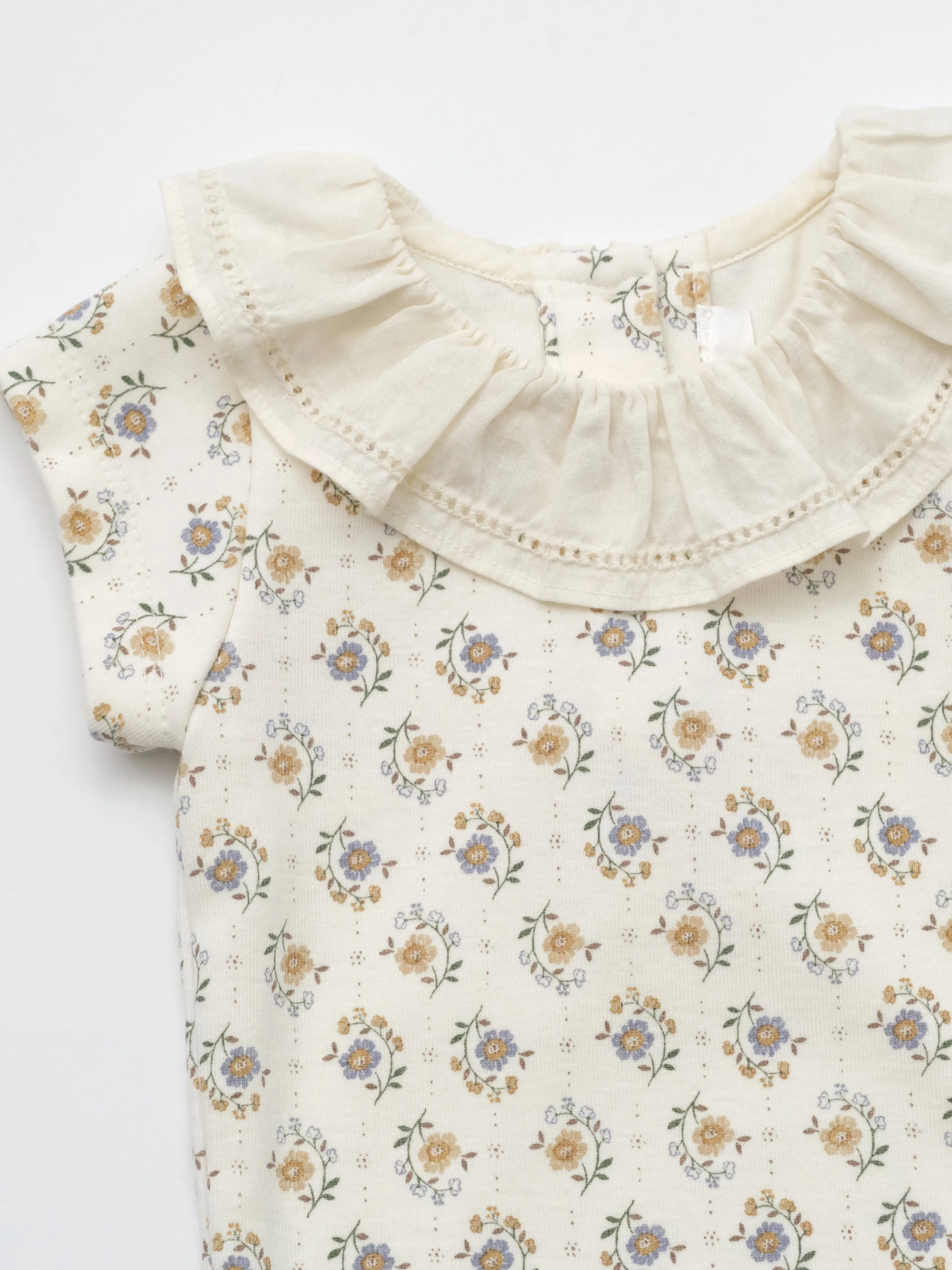 Baby Riejur Bodysuit, Beige