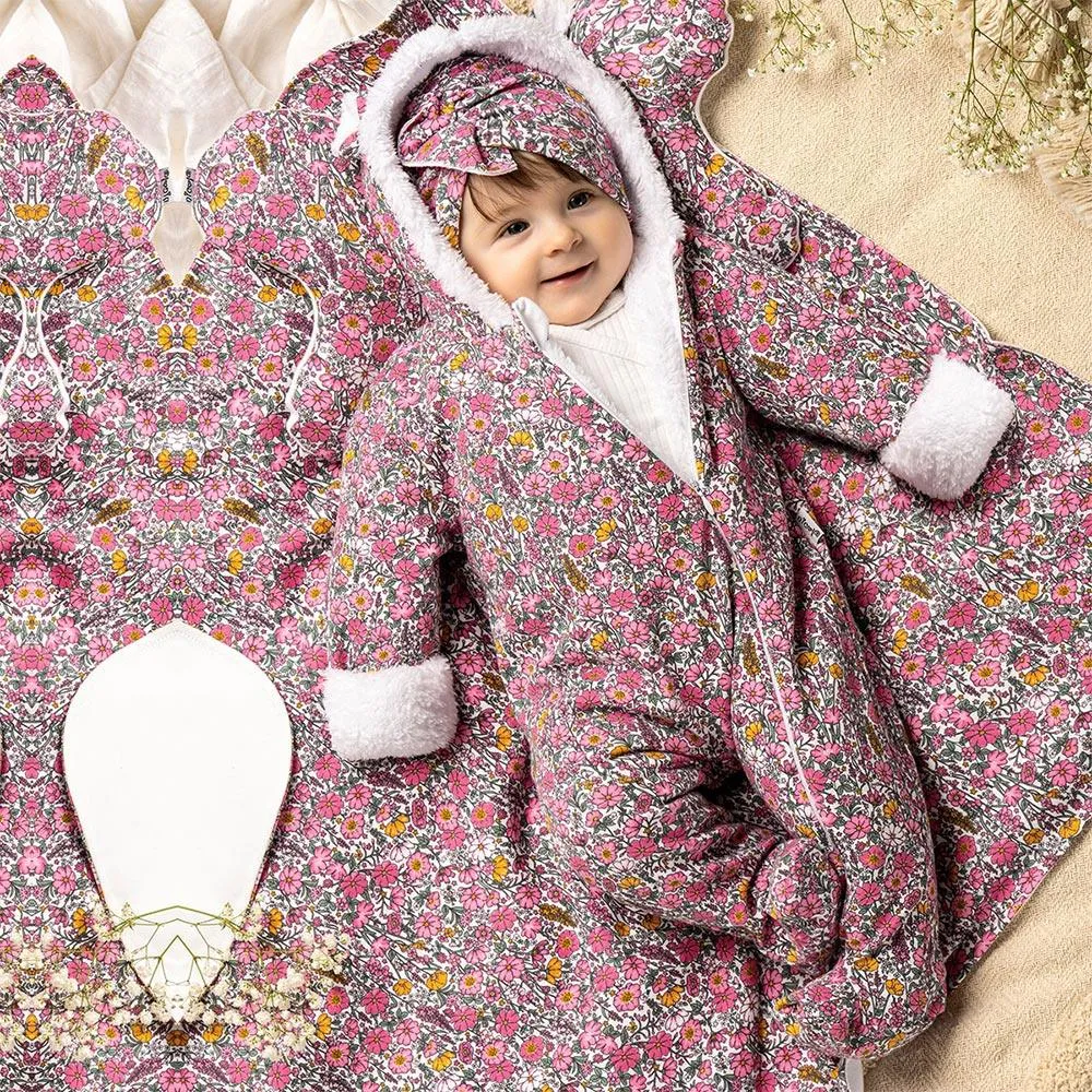 Bamar Nicol Insulated tracksuit with luna girls with flowers LEA