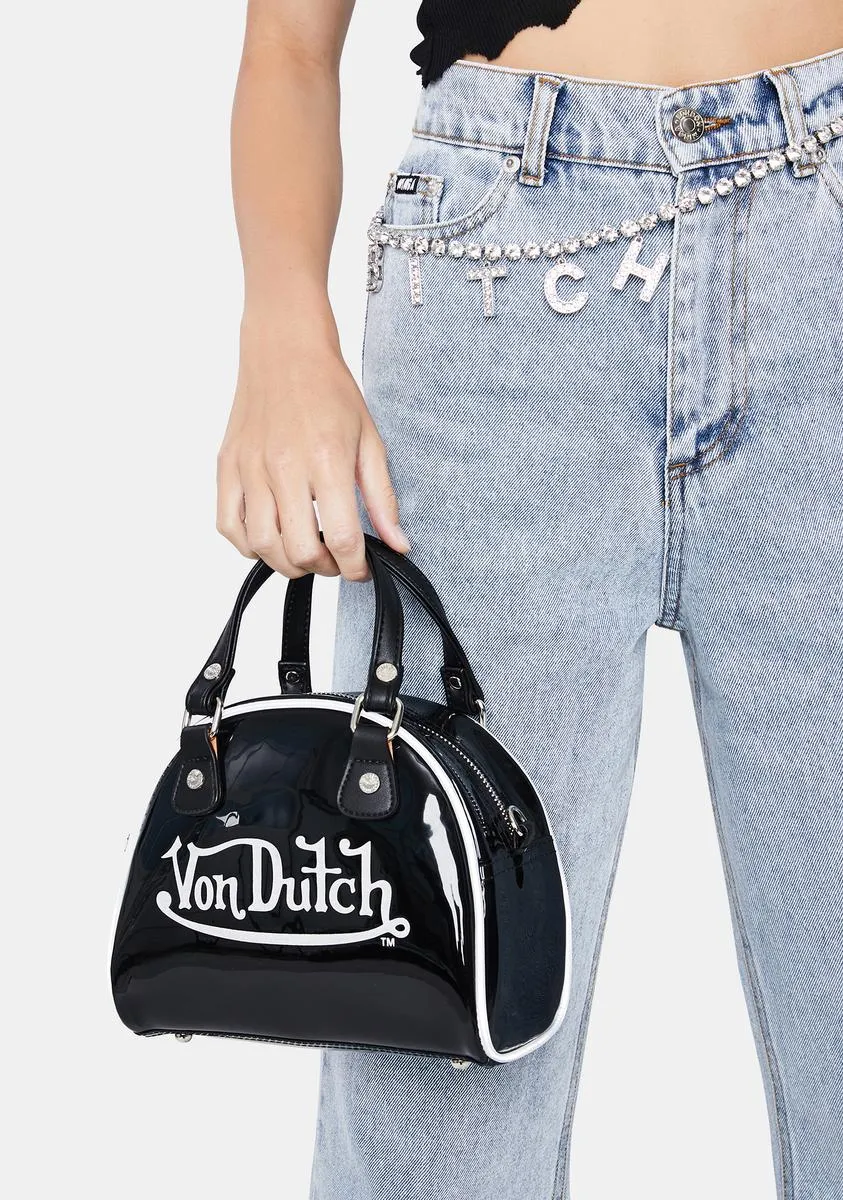 Black Reflective Small Bowling Bag