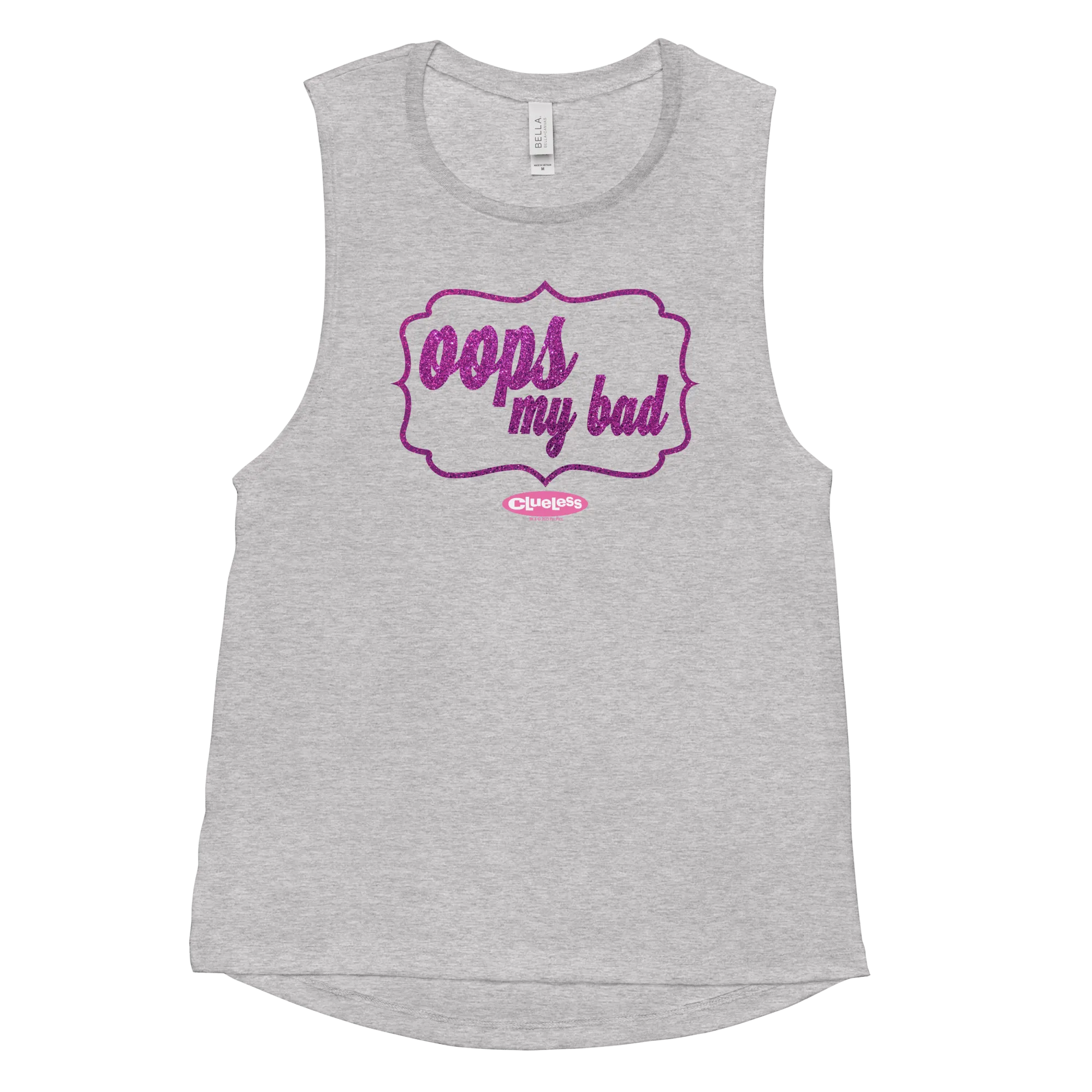 Clueless Oops My Bad Women's Muscle Tank Top