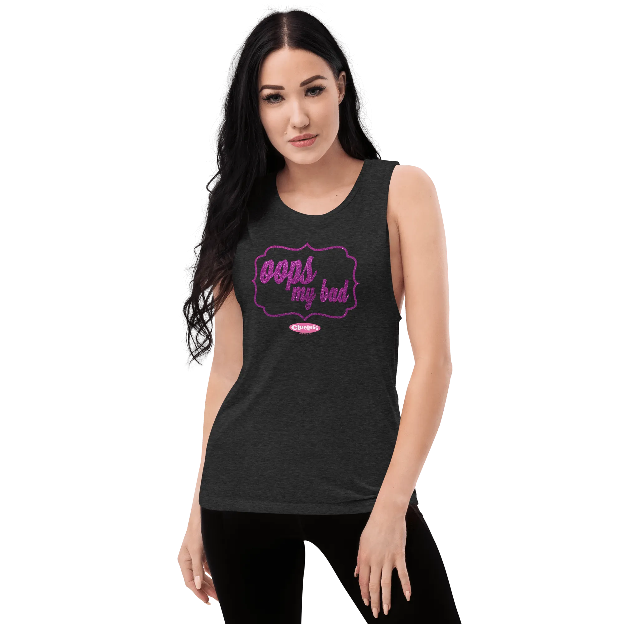 Clueless Oops My Bad Women's Muscle Tank Top