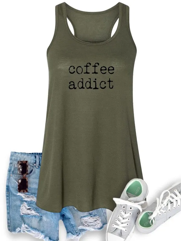 Coffee Addict Flowy Tank
