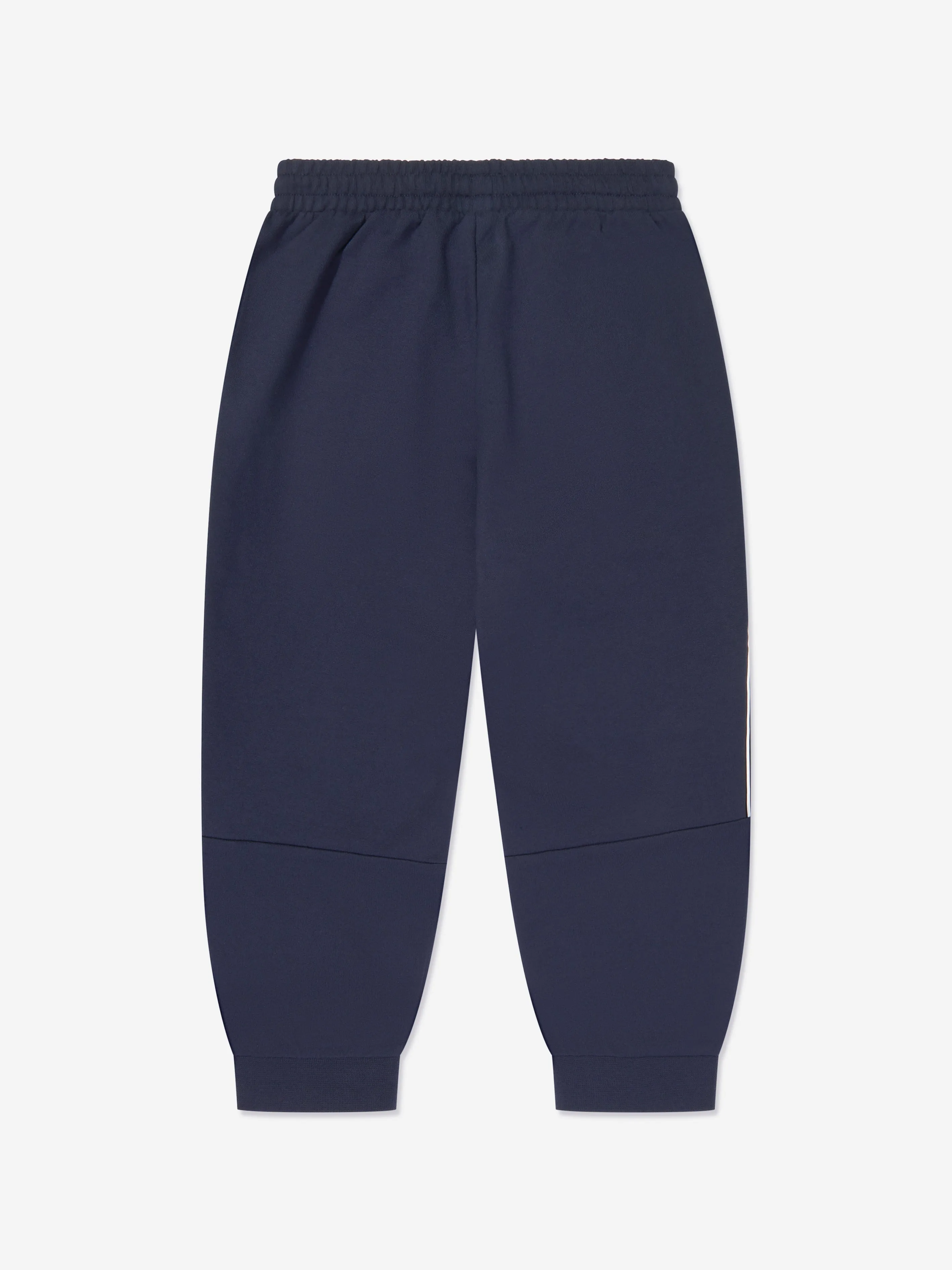EA7 Emporio Armani Boys Train Logo Tape Joggers in Navy