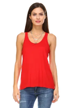 Flowy Tank Top - Red