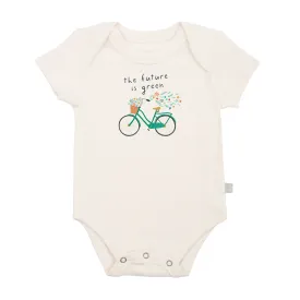 graphic bodysuit | future is green