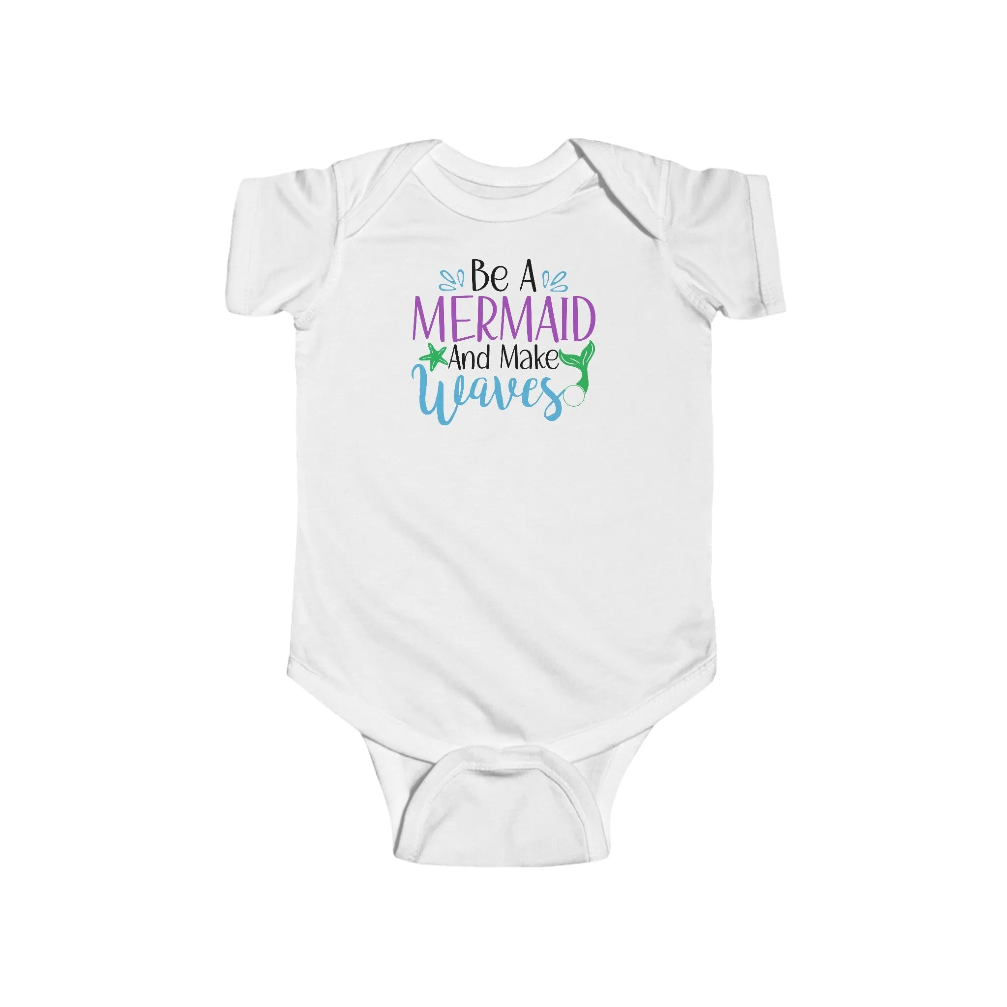 Infant Fine Jersey Bodysuit - Be a Mermad