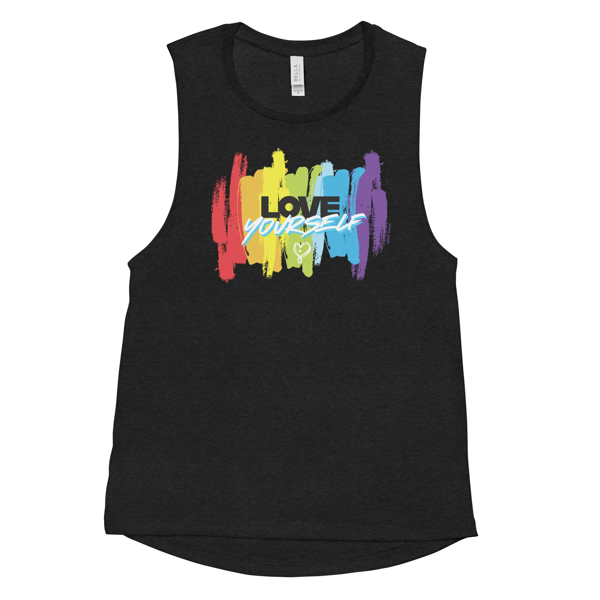 JoJo Siwa Love Yourself Women's Muscle Tank Top