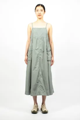 Oversized Cargo Dress Light Sage