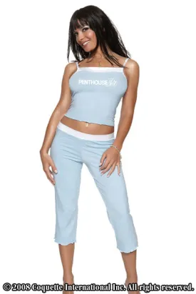 Penthouse Jersey Tank Top & Capris Pant
