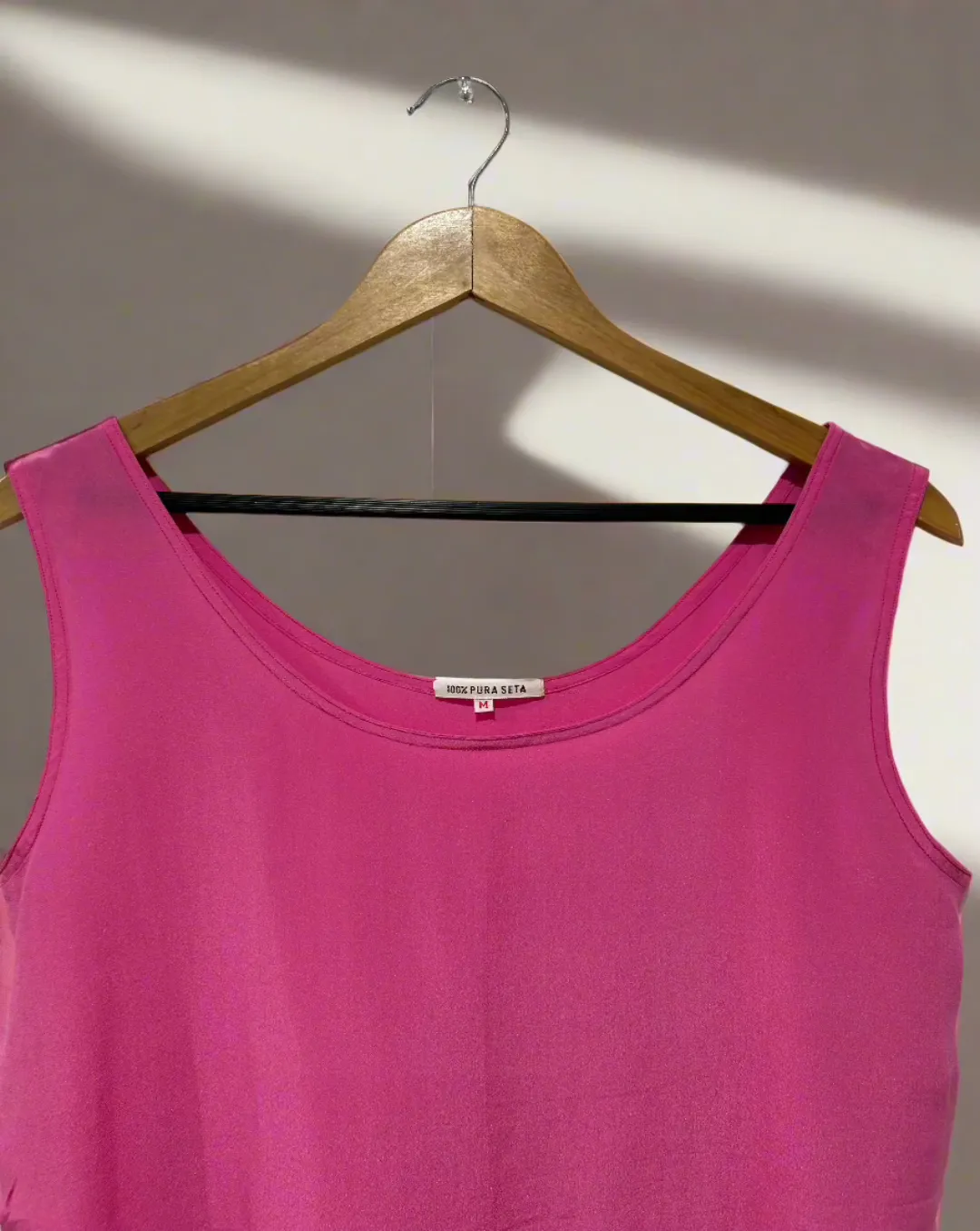 Pink Silk Tank