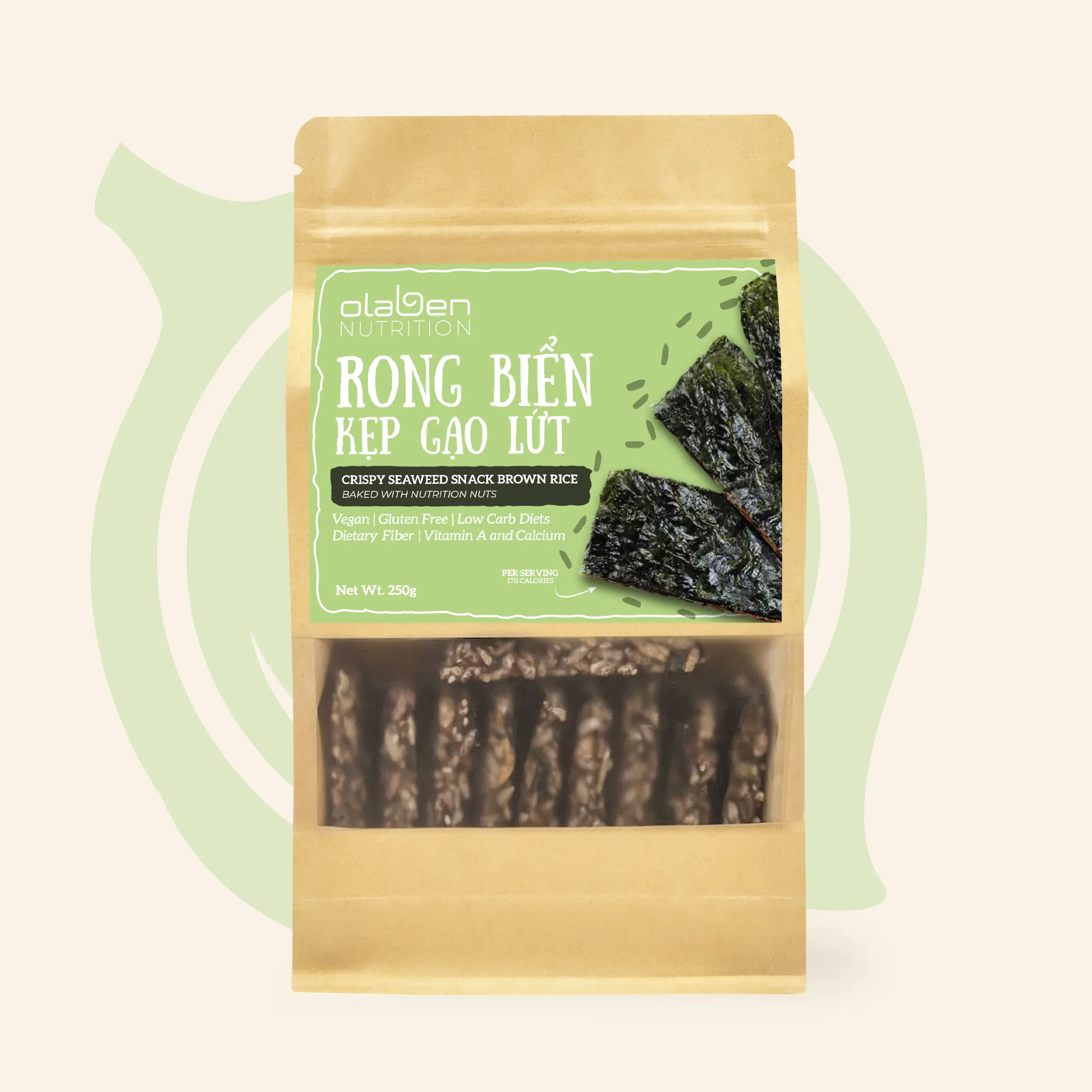 Seaweed Brown Rice Bar