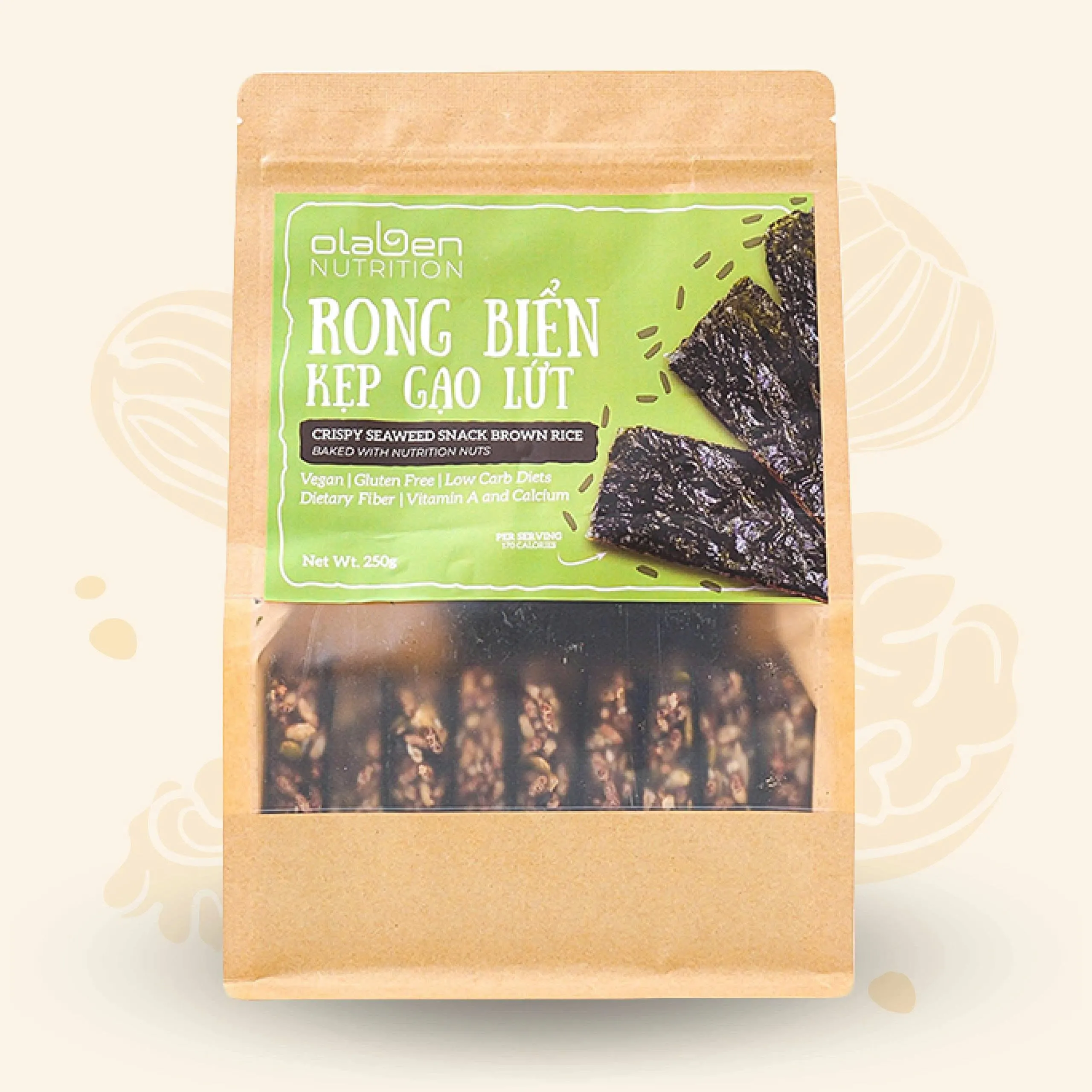 Seaweed Brown Rice Bar