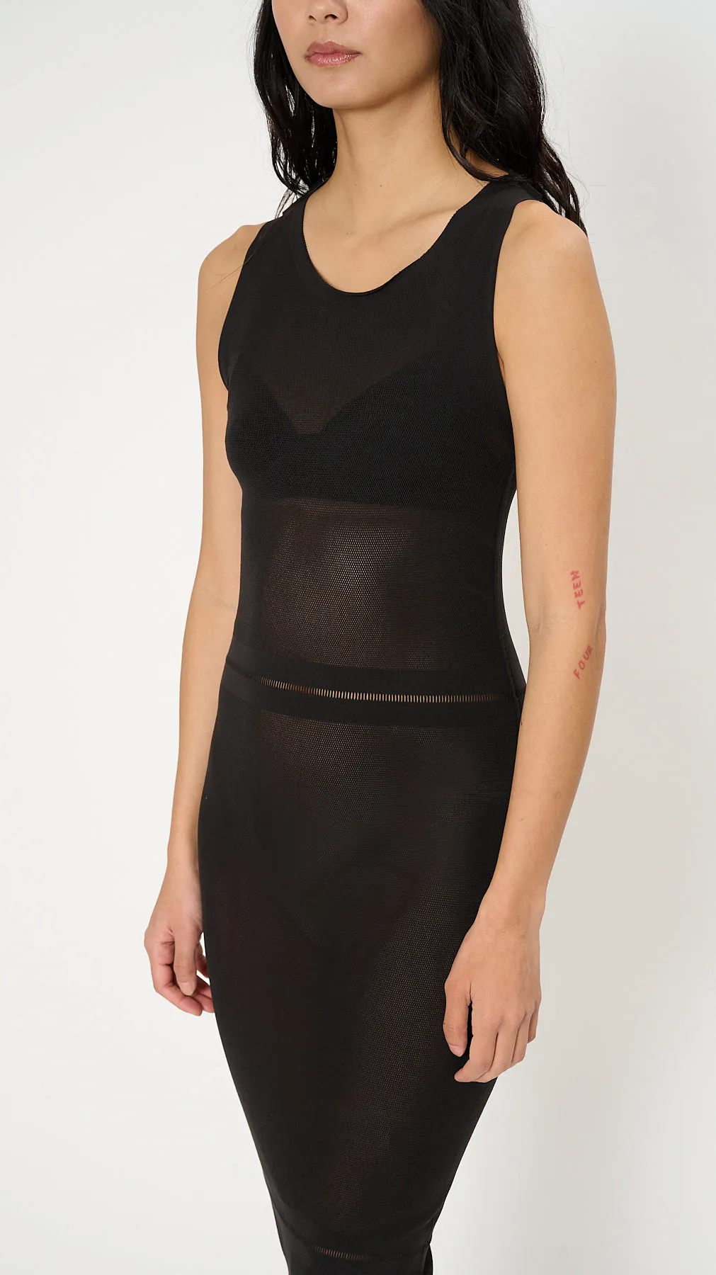 Skin AP Dress in Dark Brown
