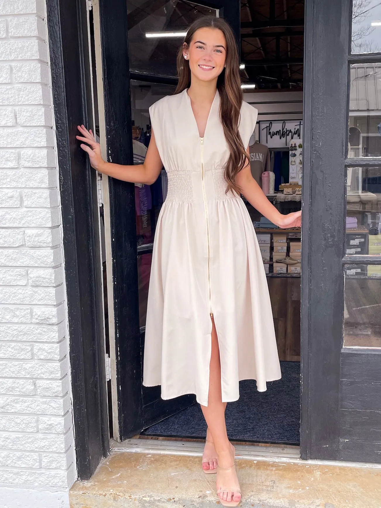 Take Me Away Midi Dress