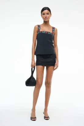 VERONICA SILK TOP | BLACK