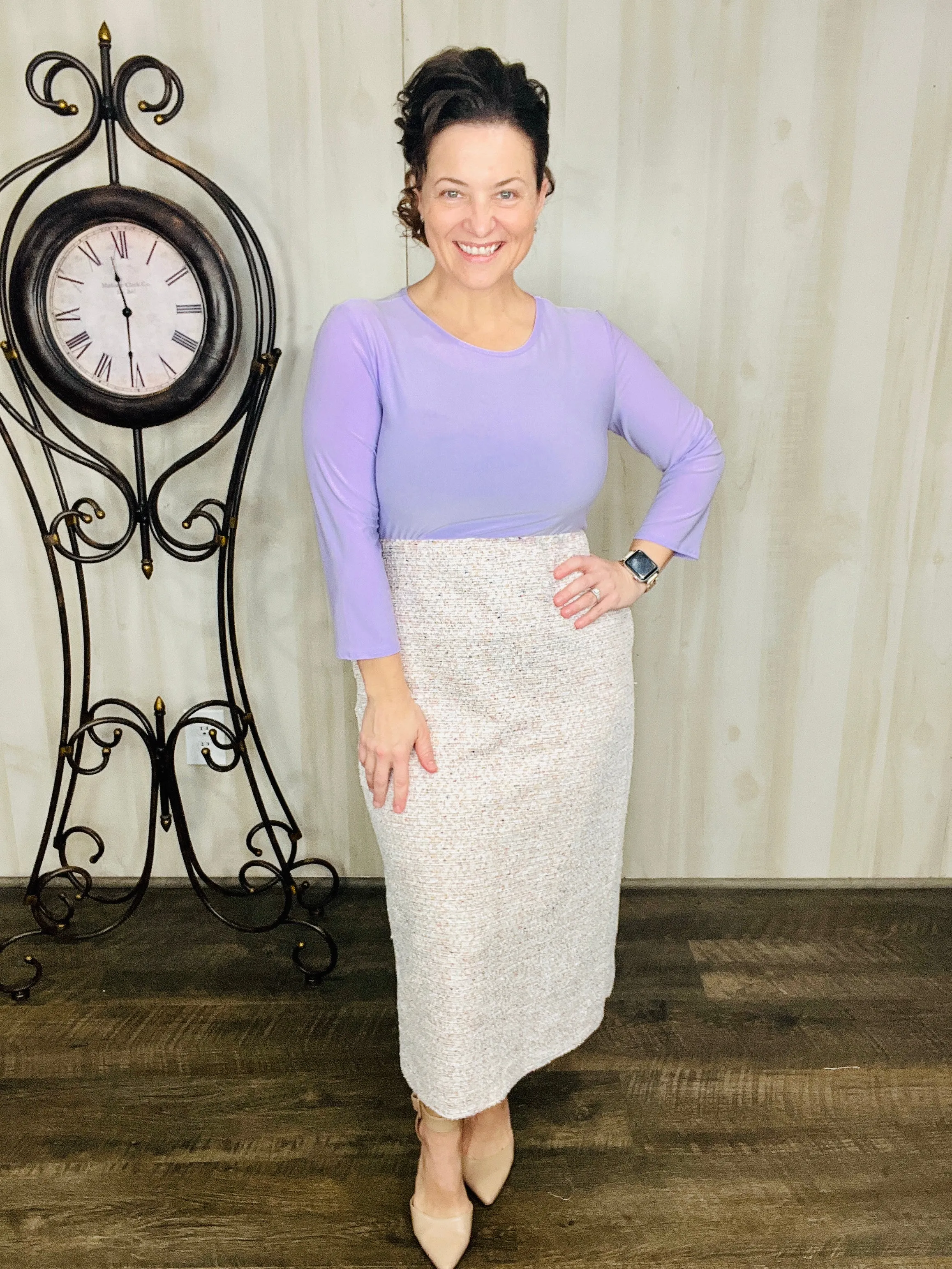 Winter to Spring Flurries Dress