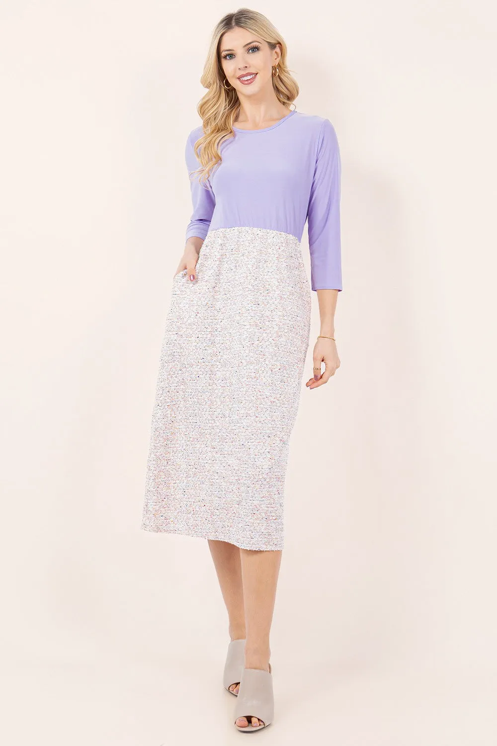 Winter to Spring Flurries Dress