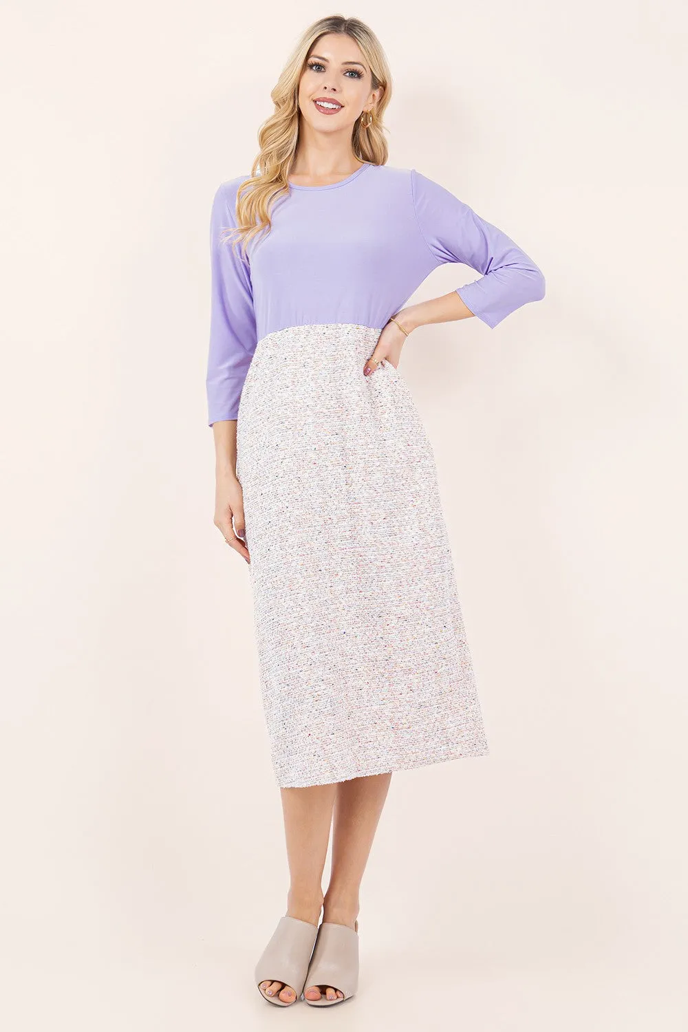 Winter to Spring Flurries Dress